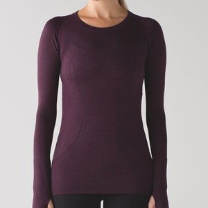 Black cherry swiftly Lululemon - PERFECT condition